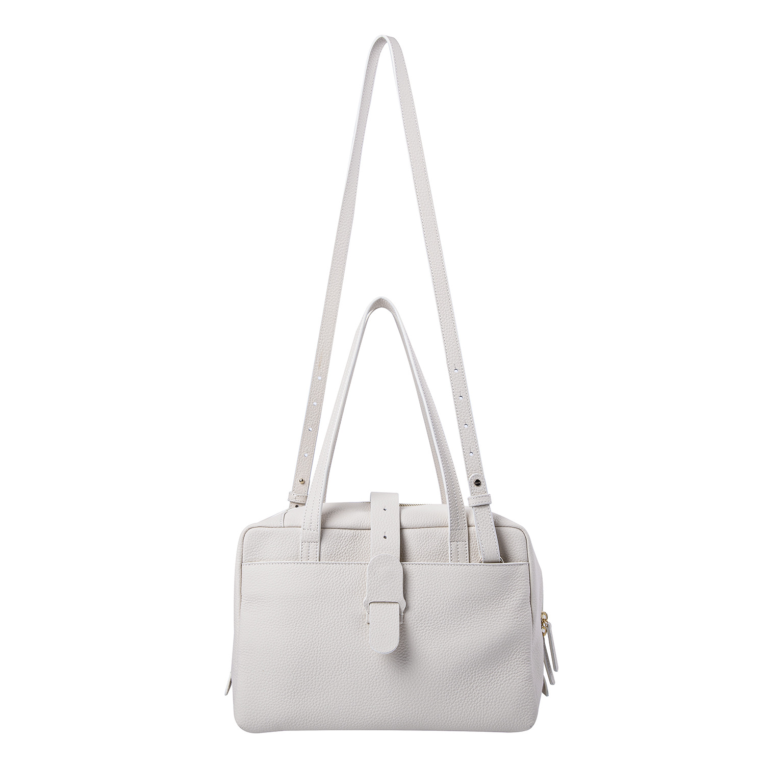 Niche Designer Women's Doctor Bag, Lychee Grain Soft Cowhide Large Capacity Commuter Bag, Mommy Bag - Thumbnail 5