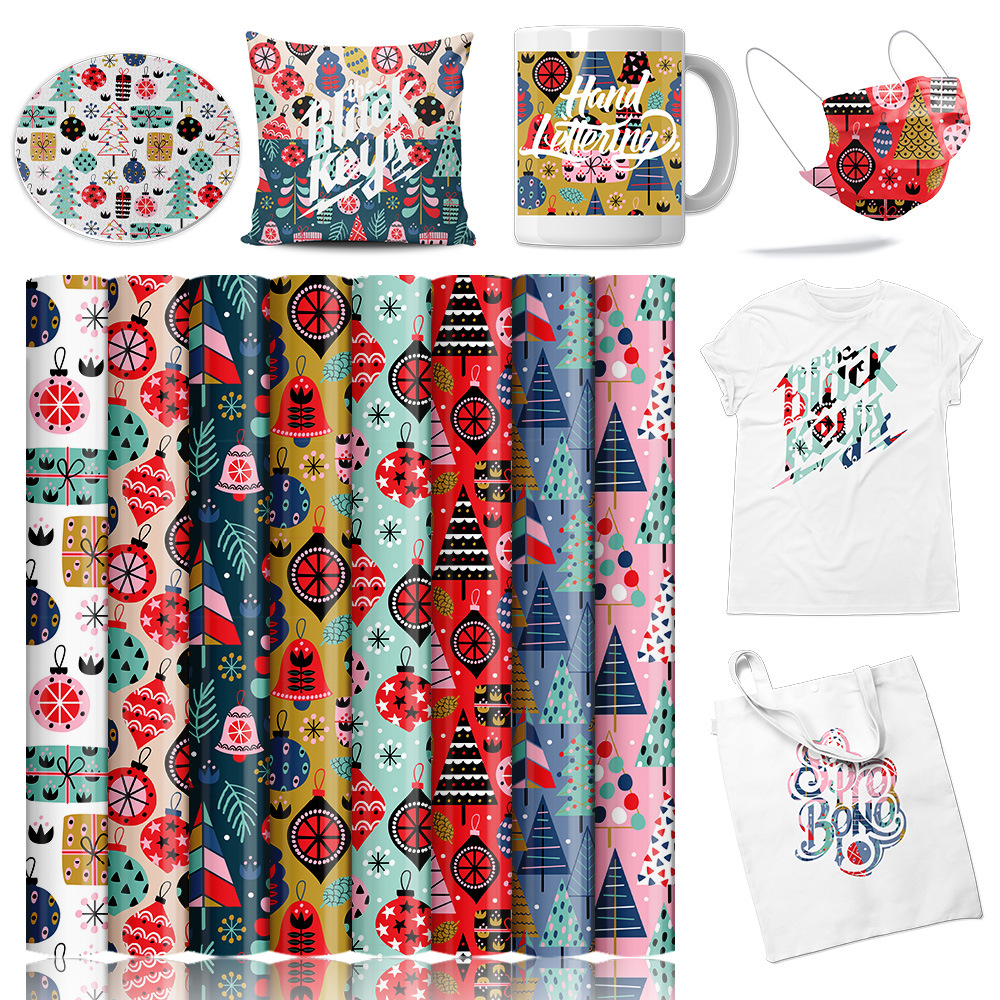 8pcs 크리스마스 세트/30.5*30.5cm