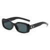 Retro trend universal leg strap, fashionable glasses solar-powered, sunglasses