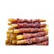 Pet Food Dog Snacks Wholesale No Additives Chicken and Duck Meat Original Color Real Cowhide Stick Teething Stick