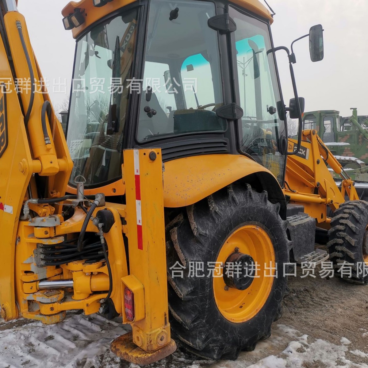 Backhoe loader original venta directa dos extremos ocupados JCB4CX temporalmente dos extremos ocupados excavación cargador