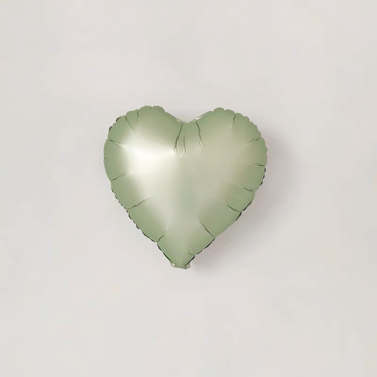 Corazón de amor verde retro de 18 pulgadas