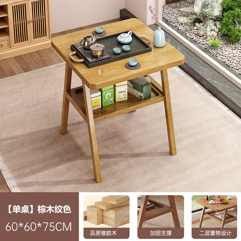 Sillas caseras caseras pequeñas mesas y sillas de comedor de balcón mesas cuadradas casuales de caña modernas y simples al aire libre