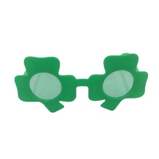 Ireland St. Patrick's Day Shamrock Style Glasses Party Funny Prom Party Makeup Costume Props