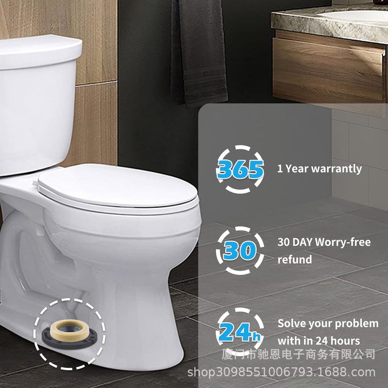 北米のトイレフランジワックスリング修理キット 3inch トイレフランジリング、通常の厚さのワックスリング付き|undefined