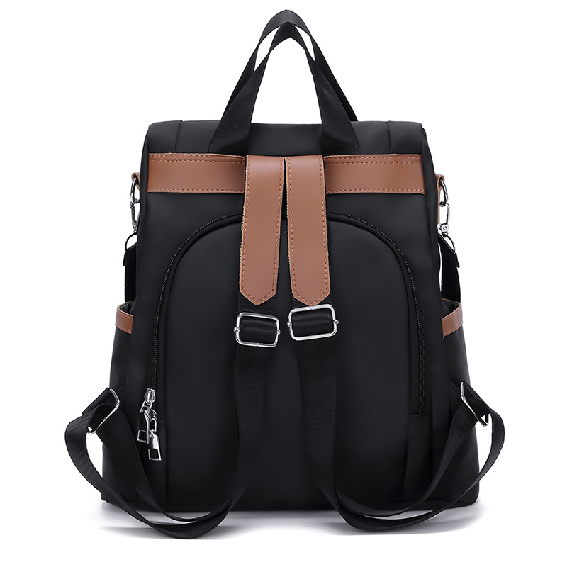 Mochila de tela Oxford para mujer casual al por mayor transfronteriza 2023 Mochila de viaje antirrobo simple de moda