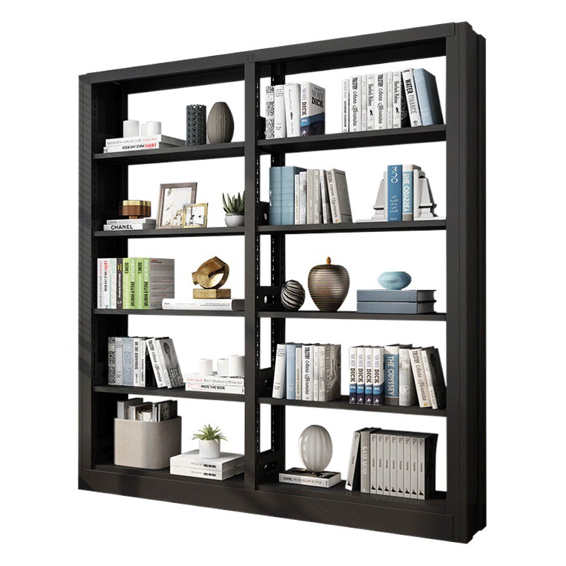 Бытовая стальная книжная полка Напольный книжный шкаф Детская книжная полка Библиотека Учебный Железный современный простой стеллаж для хранения