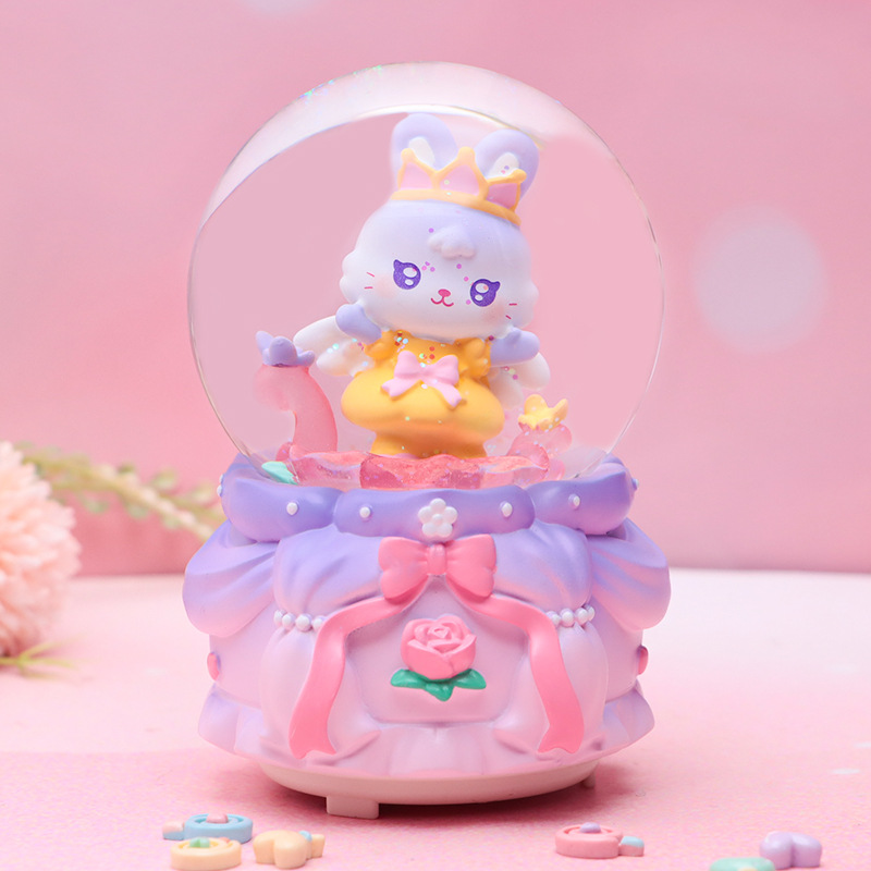 8521LULU Rabbit Secret Garden A Purple