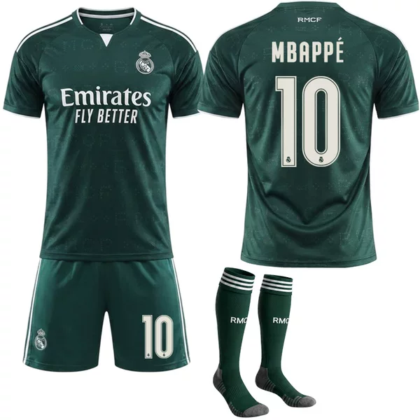 2026-27 Vinicius 5 Bellingham 10 Mbappé jersey new Real Madrid away club football uniform