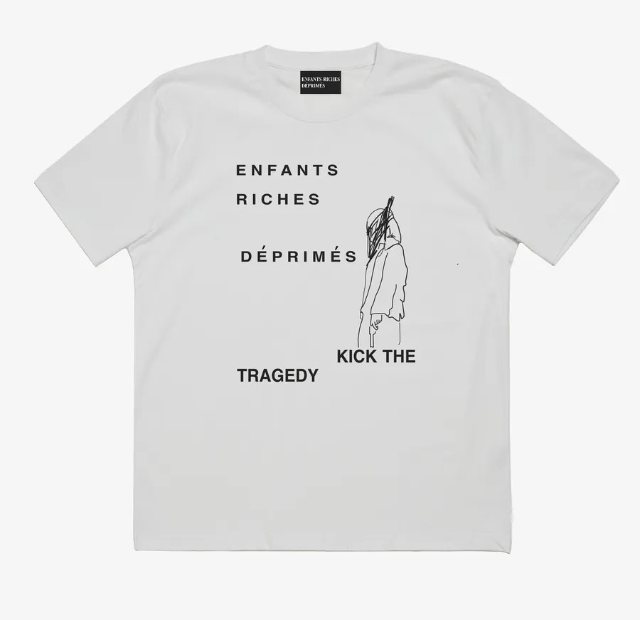 Enfants Riches Déprimés T-shirt Kick the Tragedy White
