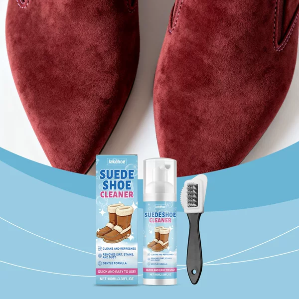 Jakehoe Suede Leather Shoe Cleaning Kit Daily Cleaning and Stain Removal for Suede, Nubuck, and Snow Boots