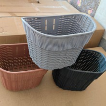 自行车车篮前车筐单车篮子前置框电动车车篓折叠山地车车头篮