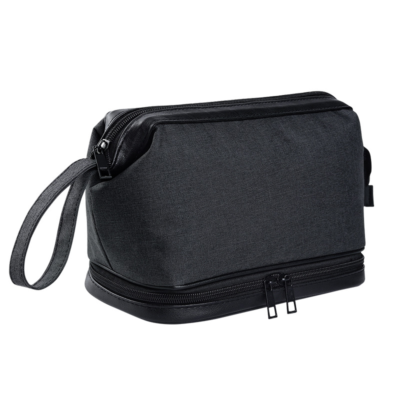 Handheld storage bag wet and dry separation for traveling