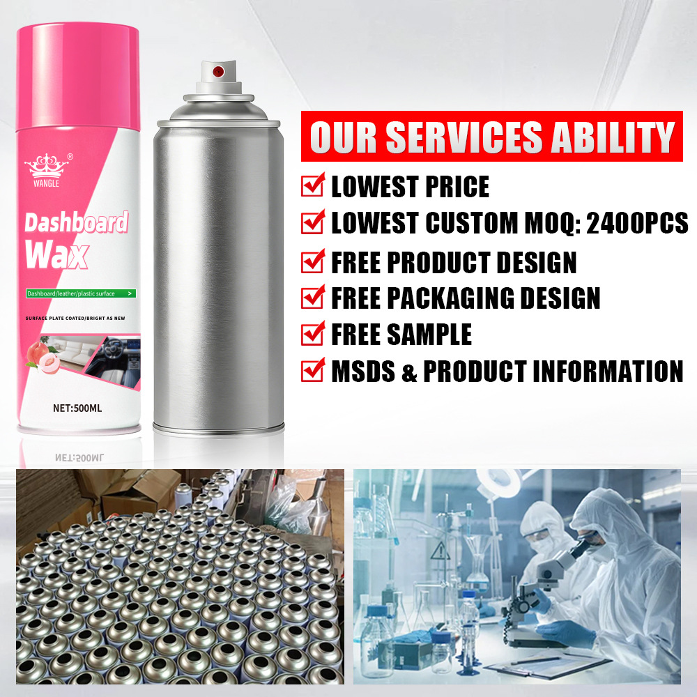 English dashboard wax, car instrument leather renovation and polishing agent, plastic furniture maintenance and cleaning care wax, tire wax