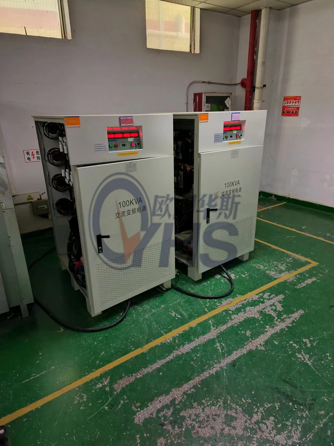 ŷ����˹100KVA��Ƶ��Դ�ϻ�����120V 60HZ��277V 60HZ���ڲ�Ʒ