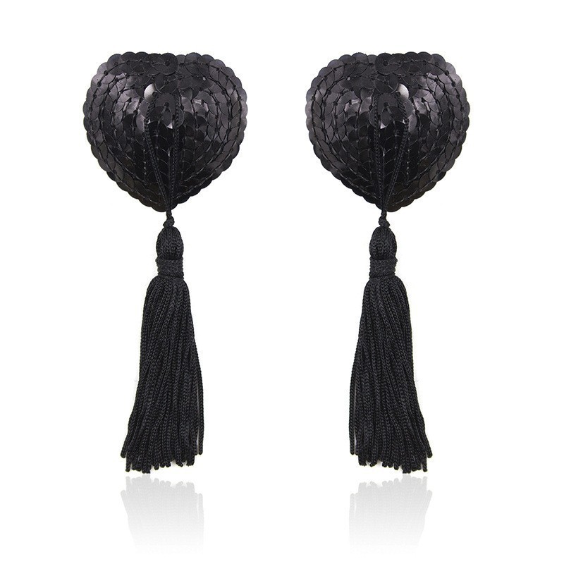 Adhesiones de pecho, adhesiones de pecho de encaje, accesorios de ropa interior, adhesiones de pecho de bordilla en forma de corazón El A16