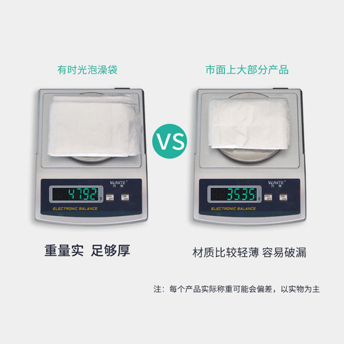 Travel disposable bath bag thickened bath bag bathtub cover wooden bucket bag SPA plastic bathtub film bath bag