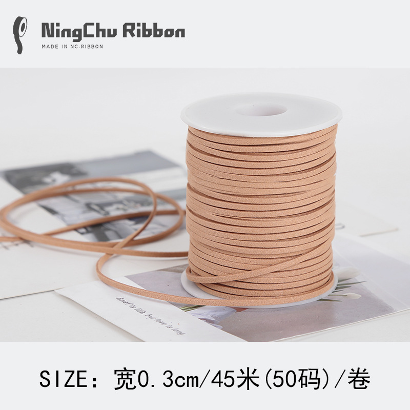 Coreano terciopelo deerskin cuerda floral terciopelo cinta ramo fresco cinta DIY regalo vaca cadena regalo decoración de la torta