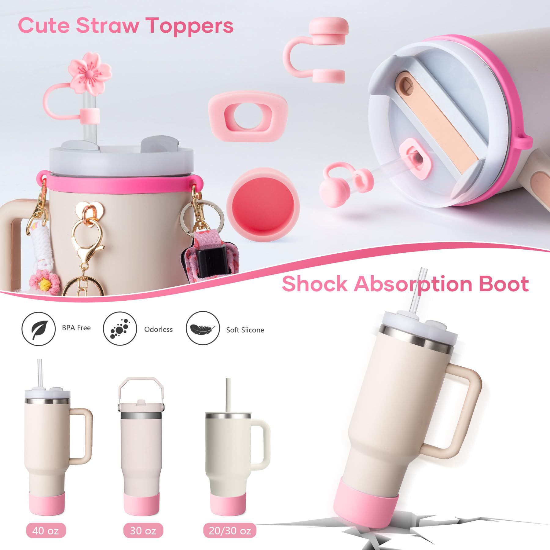 110g Weight Straw Decorative Cap Kitchen and drinking utensils 1 Set Quantity Banquet, Party Occasion Nylon, Plush, Silica Gel Material Multicolor Pattern Casual, Elegant Style Casual Elegant Multicolor Nylon Plush Silica Gel Straw Decorative Cap 1 Set 3