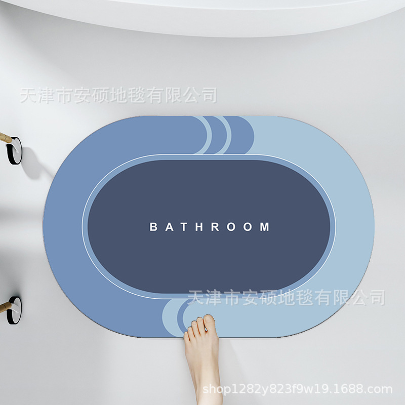 Tapete Absorbente y Antideslizante de Tierra de Diatomeas, Resistente al Desgaste para Baño y Entrada image 4