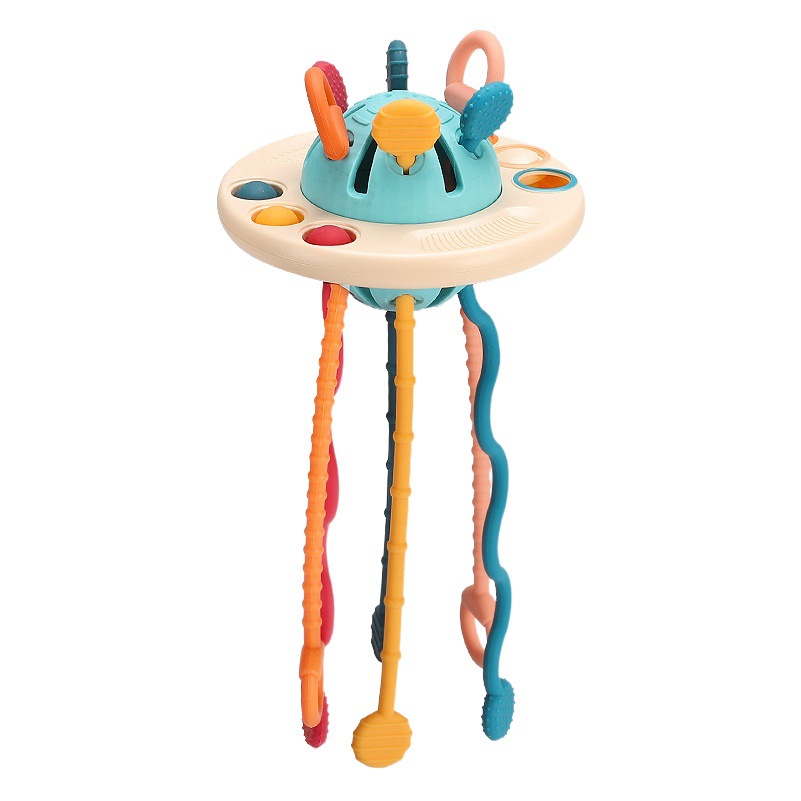 Juguetes para bebés, agarre del bebé, Lala, Educación Temprana, mordedura, captura de mano, entrenamiento sensorial, juguetes OVNI