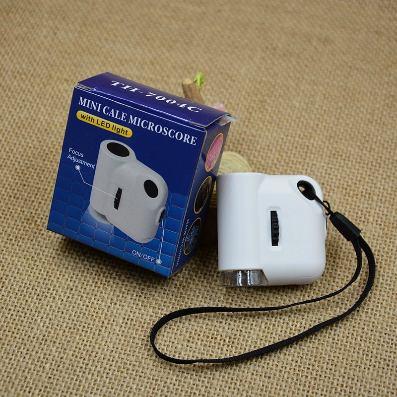 Новый производитель мобильных телефонов мини-микроскоп детская игрушка HD Начальная школа Биология 55 раз с увеличительным стеклом для детектора денег