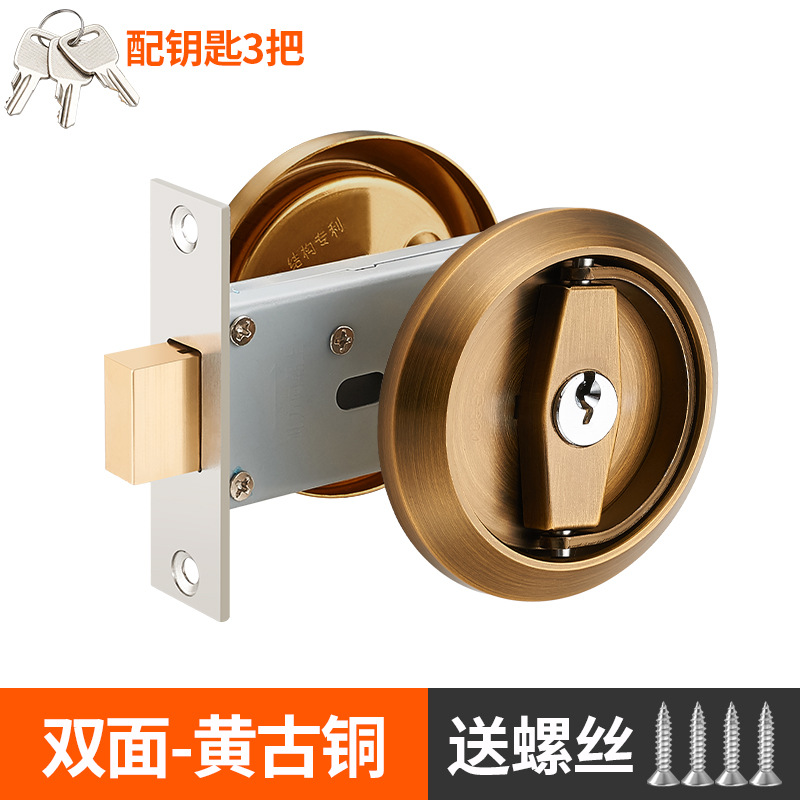 Cerradura de puerta invisible cerradura oculta cerradura de fondo pared deslizante cerradura de puerta doble gancho cerradura de puerta cerradura de acero inoxidable 304