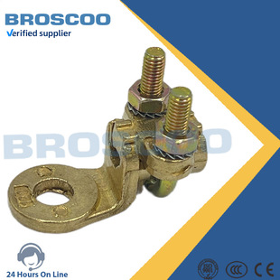 Railway cable connection terminal brass plum clamp terminal U-bolt clamp brass bolt clamp