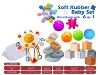 Soft rubber combination 6 in 1【1306】