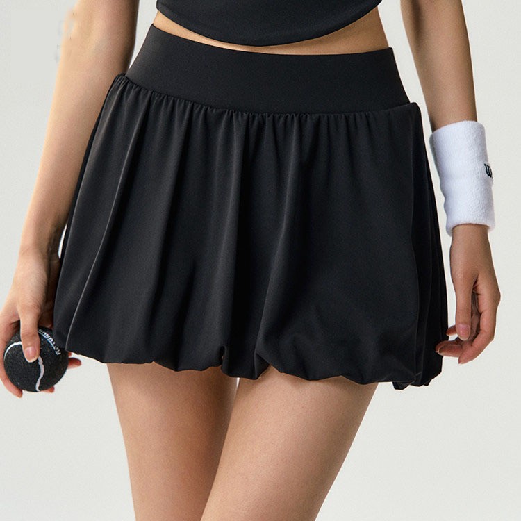 Women's new sports short skirt, quick-dry, sweat-absorbing yoga skirt pants, Pilates training wear, fitness badminton tennis skirt