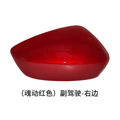Rear mirror/rearview mirror assembly | 18 Models to 22 Years - the-right-shell-of-the-co-pilot-is-fierce-red