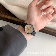 公务员考试专用女款初高中学生2025新款只看时间复古韩版简约手表