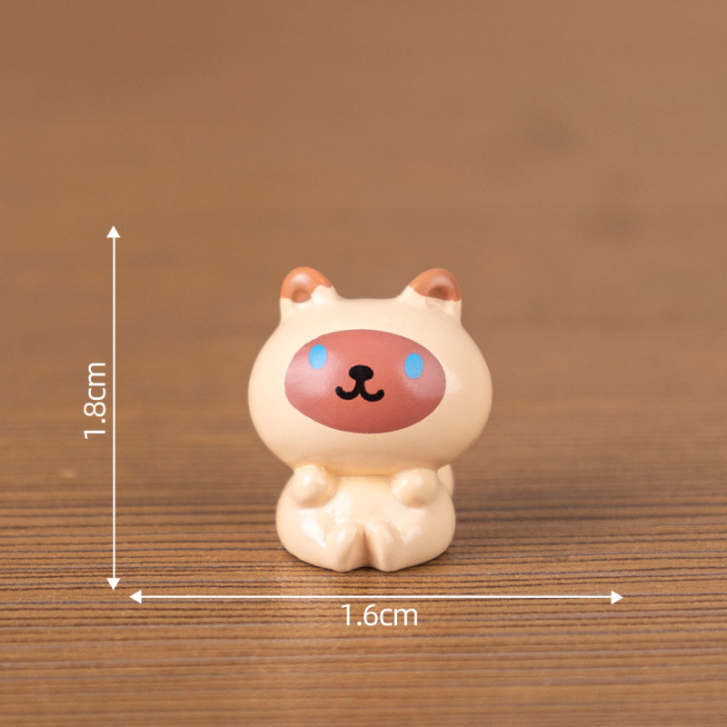 微景观创意可爱猫爬架小猫公仔娃娃屋 DIY装饰配件迷你桌面小摆件|undefined