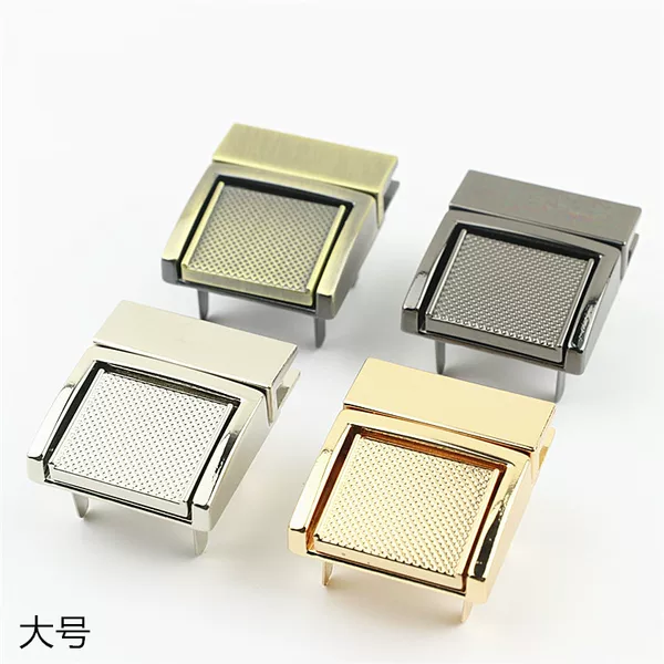 Luggage hardware accessories mortise lock/hardware lock buckle duck tongue lock golden metal screw lock switch lock buckle