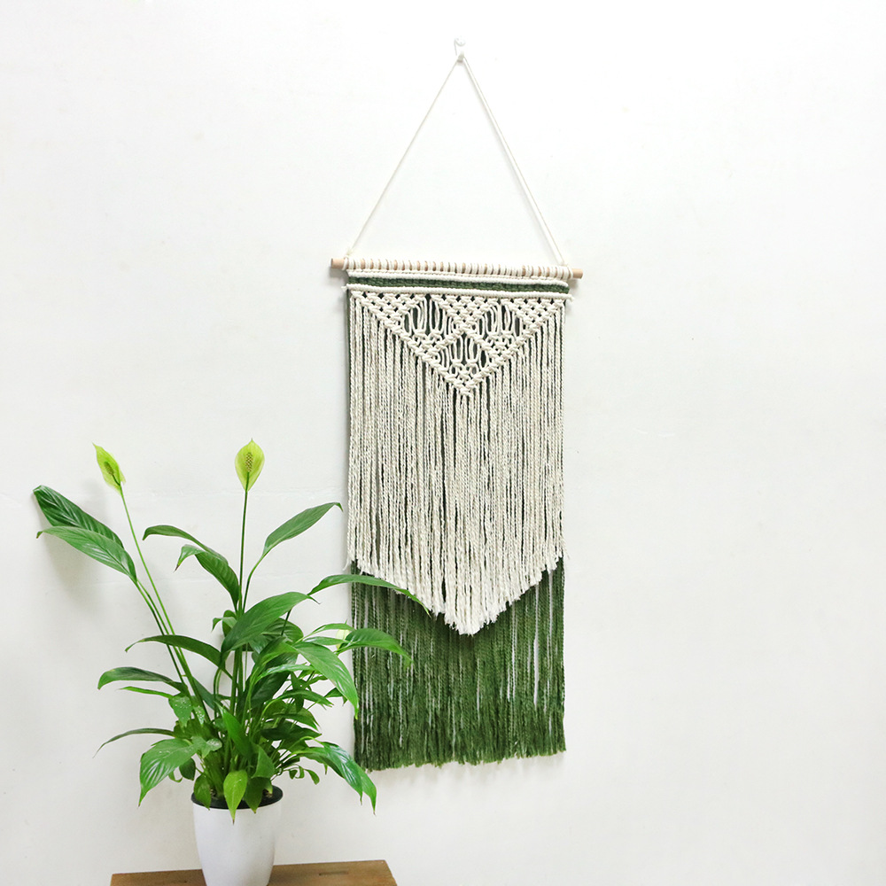 Nordic style new woven rug fringe handmade wall decor headboard sofa background wall decoration Bohemian wall hanging