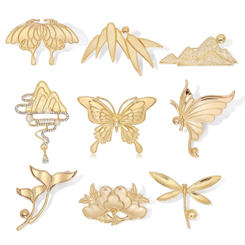 Hot-Selling Mother-Of-Pearl Tire Bottom Brooch Qianli Jiangshan Versatile Pin Handmade DIY Butterfly Plain Bottom Dotted Green Accessories Hot-Selling Mother-Of-Pearl Tire Bottom Brooch Qianli Jiangshan Versatile Pin Handmade DIY Butterfly Plain Bottom Dotted Green Accessories