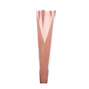 Roland papel de regalo floral Triángulo de oro rosa bolsa única flor de gama alta flor tienda ramo floral material