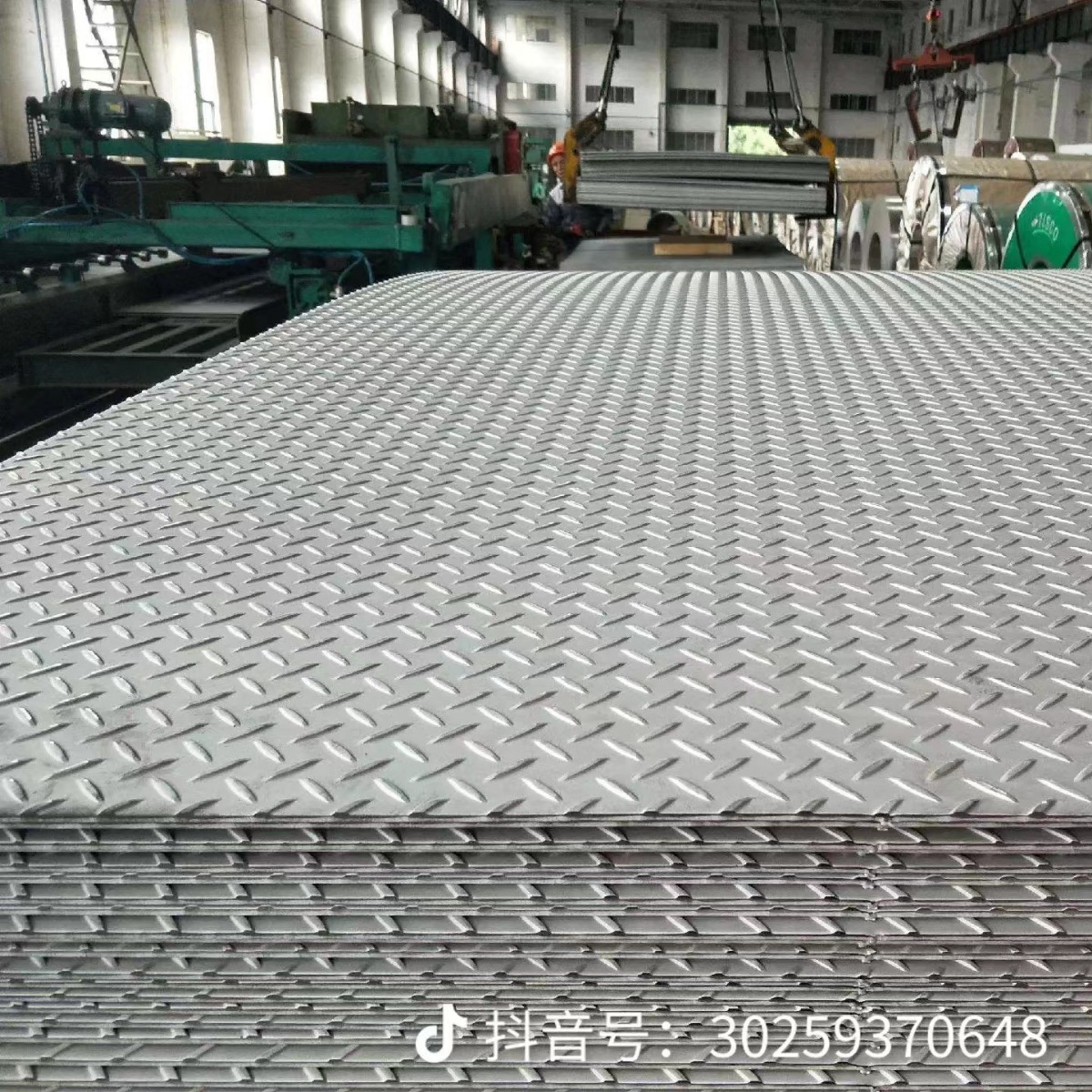 满洲里厂家批发热镀锌花纹板 镀锌平板 花纹卷板开平分卷锰花纹板