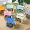 Transparent aromatherapy, glossy candle, cup, simple and elegant design