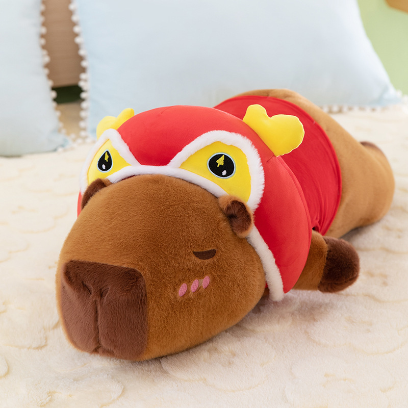 新しい変身カピバラぬいぐるみカピバラロング枕女の子ベッド枕ギフト卸売|undefined