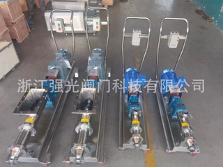304卫生级，不锈钢果渣输送泵，果渣输送浓浆泵，螺杆泵，移动式