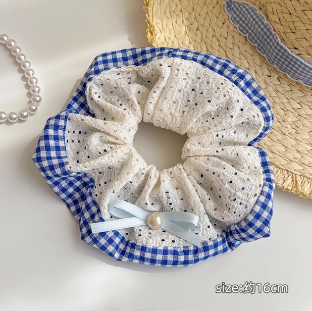 Cuerda para el cabello de intestino grueso retro francés para mujer, satén de alta gama, cuerda para el cabello coreana, cuerda para el cabello Mori, accesorios para el cabello, tocado grande