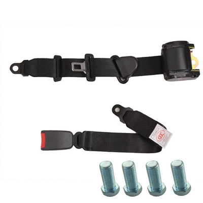 Fully Automatic Three-Point Seat Belt, Car seat belt - galvanized-k3-half-package-30cm-webbing-base-4-screws