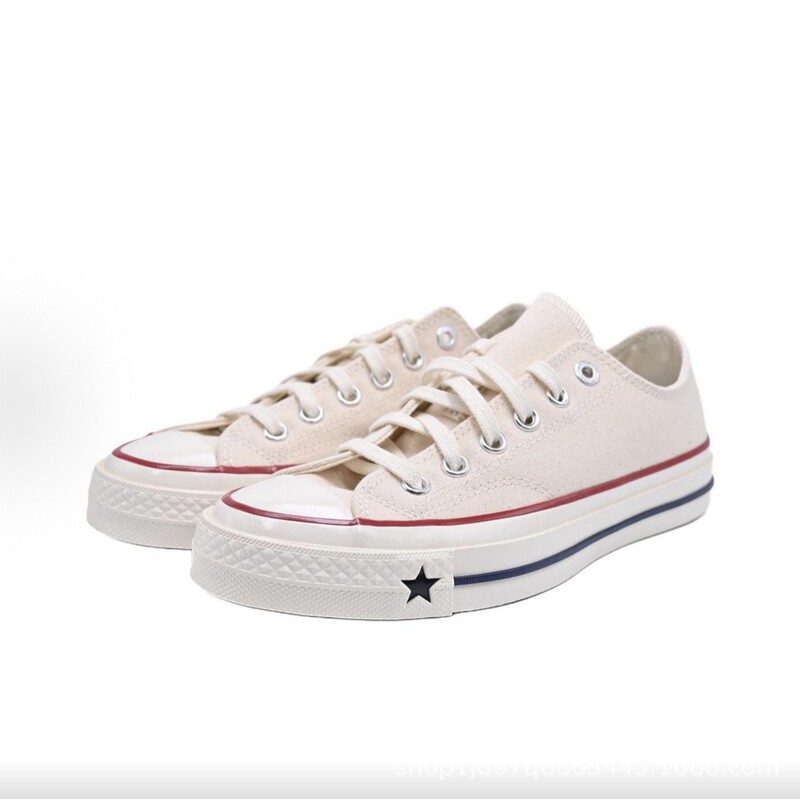 Converse CHUCK 70 X low-top canvas shoes, unisex, off-white, casual sports versatile sneakers, couple's model