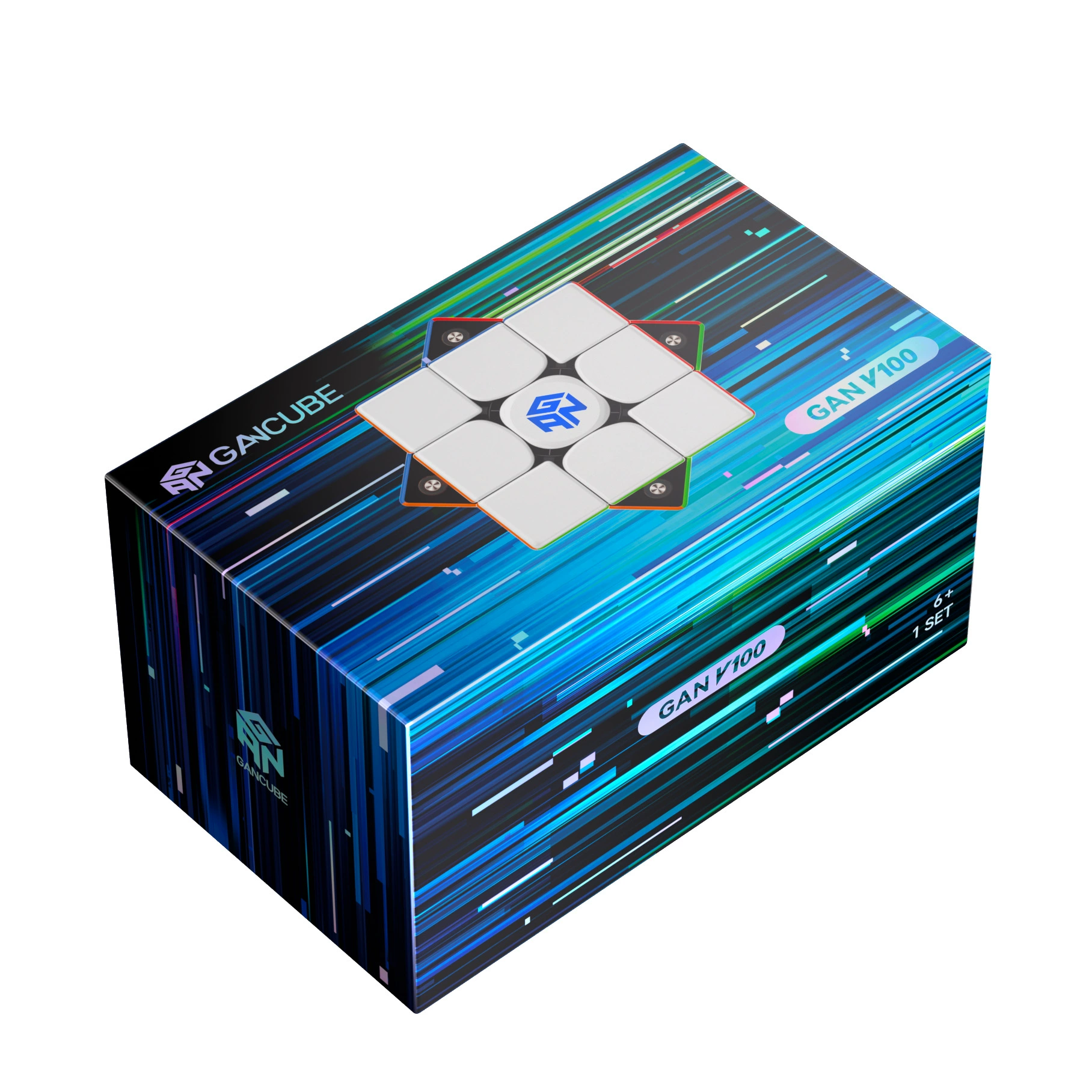 Новый продукт GAN_V100_Maglev_Pokémon с совместным брендингом модель Gengar_UV v2025 магнитная левитация 72 переменной настройки