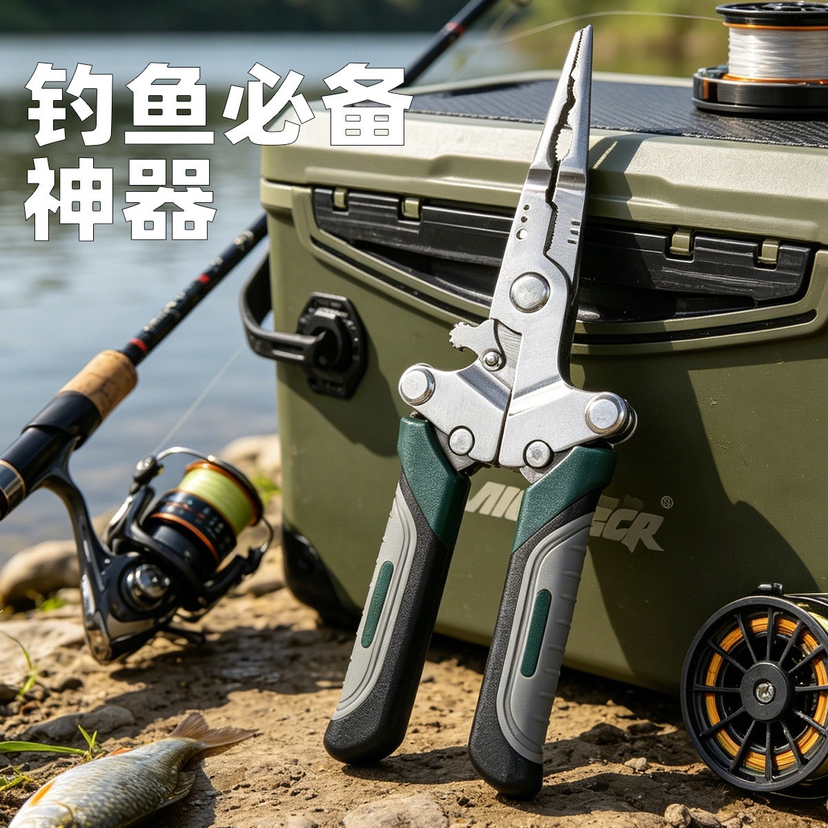 Multifunctional Foldable Fishing Pliers