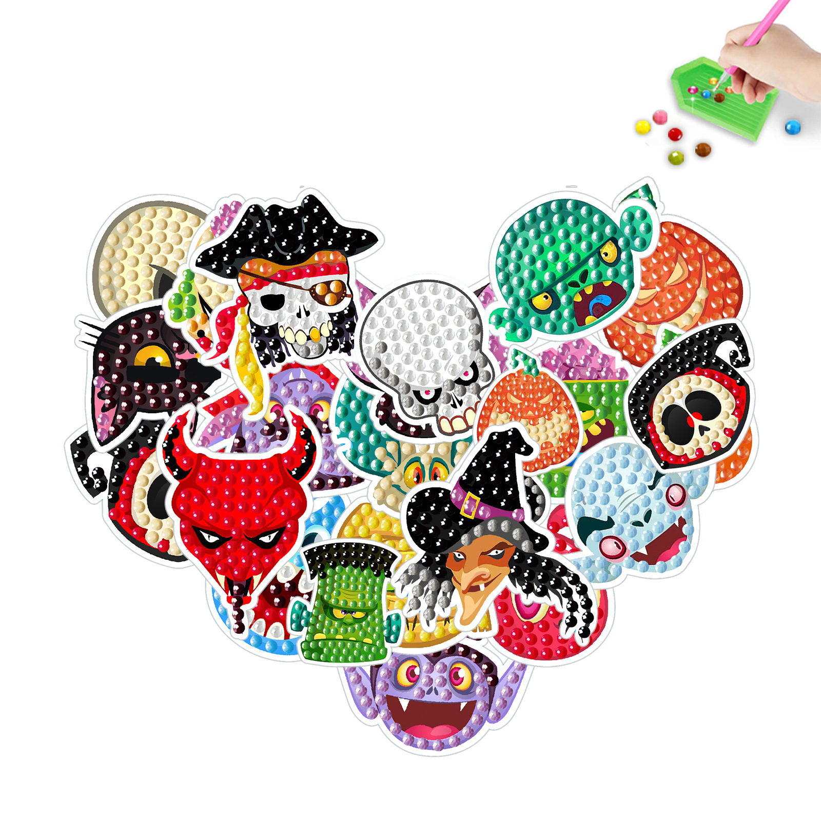 Ventas calientes de Halloween Monstruo Diamante