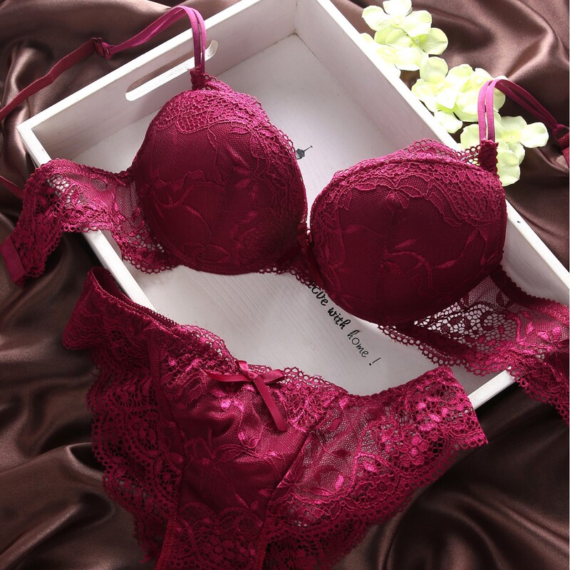 9118 European and American Cross-Border Sexy Lace Export Aliexpress Hot Selling Women's Intimates Bra Set Wholesale Direct Sales
