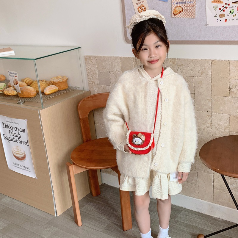 Bolsas para niños 2025 nueva moda coreana para hombres y mujeres bolsas de hombro mini princesa accesorios bolsas de cambio