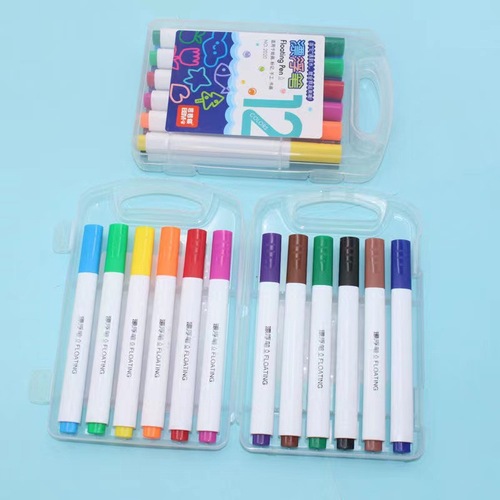 Children's magic water floating pen wholesale floating pen large capacity erasable color watercolor brush floating whiteboard pen